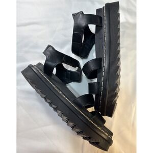 Sincerely Jules "Daring" Black Y2K 90's Chunky Platform Sandal Women's Size 7.5